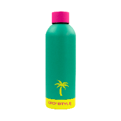 Butelka termiczna Kamai Gio Style, stal nierdzewna, zielona, pojemność 0,5L