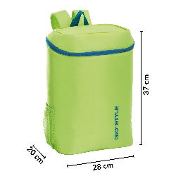 Plecak termiczny Kamai Gio Style, w kolorze zielonym, pojemność 20L