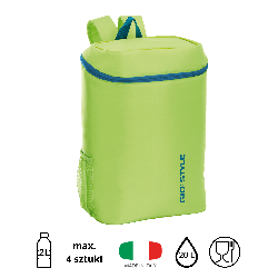 Plecak termiczny Kamai Gio Style, w kolorze zielonym, pojemność 20L