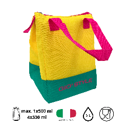 Torba lunchowa Kamai Gio Style, w kolorze żółtym, pojemność 5L