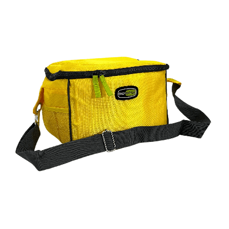 Torba lunchowa Kamai Gio Style na ramię, żółta, pojemność 7L
