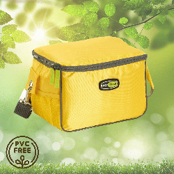 Torba lunchowa Kamai Gio Style na ramię, żółta, pojemność 7L