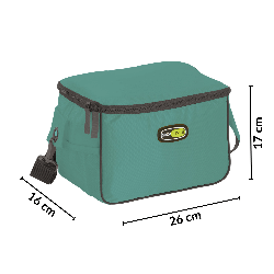 Torba lunchowa Kamai Gio Style na ramię, pastelowa zieleń, pojemność 7L