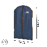 BLUE niebieski organizer na płaszcz 65x100cm