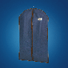 BLUE niebieski organizer na płaszcz 65x100cm