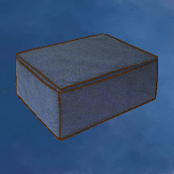 BLUE niebieski organizer do szafy na suwak 46x60x26cm