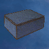 BLUE niebieski organizer do szafy na suwak 46x60x26cm