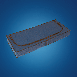 BLUE niebieski organizer do szafy na suwak 120x50x15cm