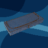 BLUE niebieski organizer do szafy na suwak 120x50x15cm