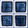 BLUE niebieski organizer do szuflady 11 przegród 30,5x30,5x10cm