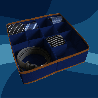BLUE niebieski organizer do szuflady 11 przegród 30,5x30,5x10cm