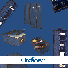 BLUE niebieski wiszący organizer do szafy 5 przegród 30X30X120cm