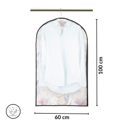 FLORAL w kwiaty organizer na płaszcz 60x100cm