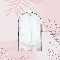 FLORAL w kwiaty organizer na płaszcz 60x100cm