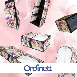 FLORAL w kwiaty organizer na płaszcz 60x100cm