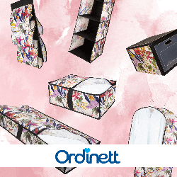 FLORAL w kwiaty organizer na płaszcz 60x135cm