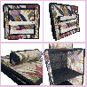 FLORAL w kwiaty wiszący organizer do szafy 5 przegród 30x30x120m