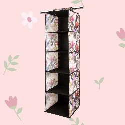 FLORAL w kwiaty wiszący organizer do szafy 5 przegród 30x30x120m