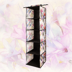 FLORAL w kwiaty wiszący organizer do szafy 5 przegród 30x30x120m