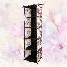FLORAL w kwiaty wiszący organizer do szafy 5 przegród 30x30x120m