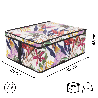FLORAL w kwiaty organizer do szafy z pokrywą 48x36x19cm