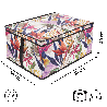 FLORAL w kwiaty organizer do szafy z pokrywą 50x40x25cm