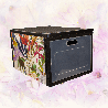 FLORAL w kwiaty organizer do szafy z drzwiczkami 41x31x25cm
