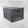 GREY szary organizer do szafy z drzwiczkami 41x31x25cm