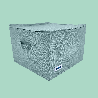 MINT zielony, ogranizer, pojemnik do szafy z uchwytami 30x30x21cm
