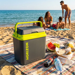 Lodówka GIO STYLE 26L Antracytowa Zielony Akcent Kamai