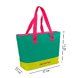 Torba plażowa Kamai Gio Style, w kolorze zielonym, pojemność 20L