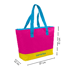 Torba plażowa Kamai Gio Style, w kolorze różowym, pojemność 20L