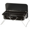 Grill węglowy przenośny, stalowy, do ogrodu i na taras, 37x27x17 cm