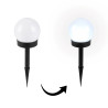 Lampa ogrodowa solarna wbijana, 1x LED, baterie AAA, IP44, wys. 10 cm, zimne światło