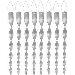 Odstraszacz ptaków, spirala refleksyjna, PS, odbijający światło, zestaw 8 szt., dł. 29 cm